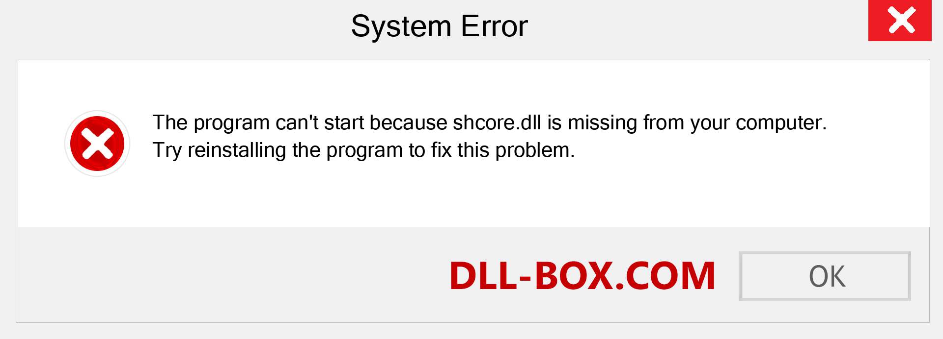  shcore.dll file is missing?. Download for Windows 7, 8, 10 - Fix  shcore dll Missing Error on Windows, photos, images